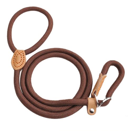 Retriever póráz - 130cm-150cm - különböző vastagság - Barna, 130*0.8 cm