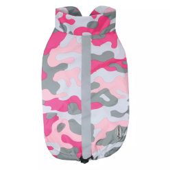   Vízhatlan Kutyakabát - Esőkabát Kutyáknak - 2XL, Pink Terepmintás