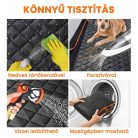 Hátsó Ülésvédő Huzat Kutyáknak Autóba - Fekete