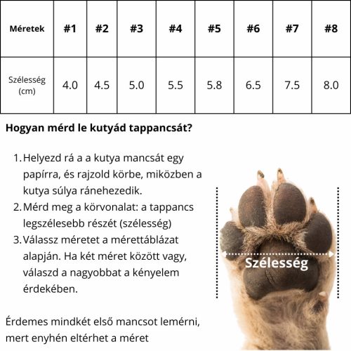 Kutyacipő (4db)