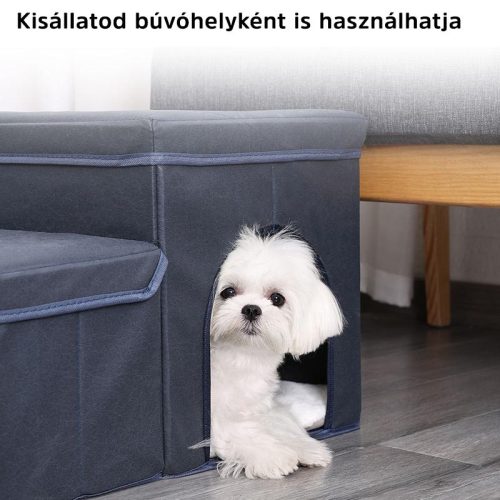 Összehajtható Kutyalépcső Tároló Dobozokkal