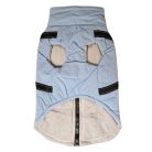 Bélelt Kutyakabát Hámmal - 2XL, Kék