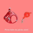 Hám & Póráz Szett - Pink, M