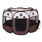 Hordozható Kutya kennel - Világos kék, L (114x114x58cm)