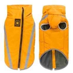Meleg téli kutyakabát - Sárga, 2XL