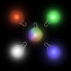 Világító LED-es biléta - Multicolor