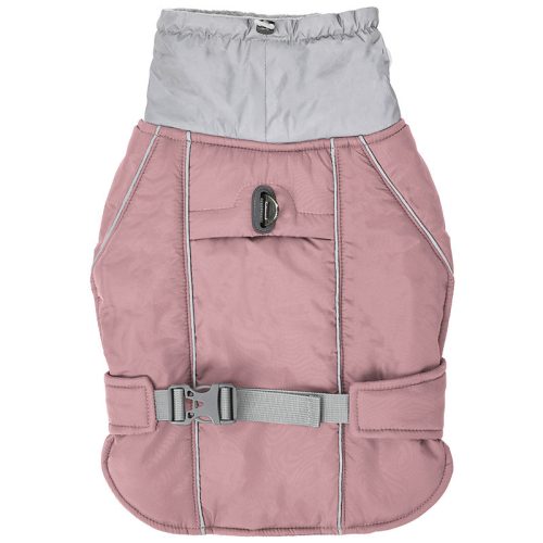 Vízálló Kutyakabát Fényvisszaverővel - L, Pink