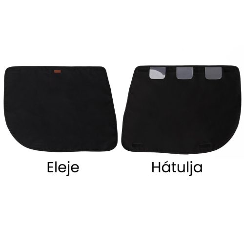 Autós ajtóvédő takaró kutyaszállításhoz (2db) - Fekete