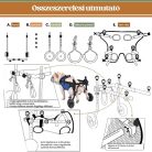 Rehabilitációs kutyakerekesszék - S