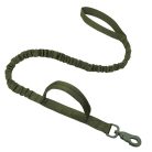 Bungee kutyapóráz duplafogantyúval - 96-140 cm - Zöld