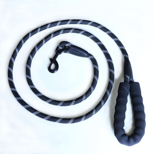 Kutyapóráz -fényvisszaverős - 150 cm - Piros